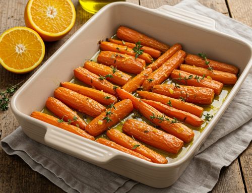 🍊 Ovnbagte Gulerødder med Appelsin og Timian